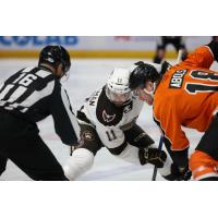 Lehigh Valley Phantoms face off with the Hershey Bears