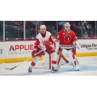 Grand Rapids Griffins right wing Austin Watson vs. the Rockford IceHogs