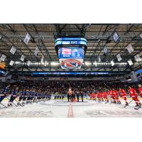 Kitchener Rangers and Soo Greyhounds on game night