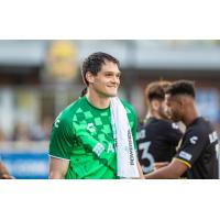 Pittsburgh Riverhounds SC goalkeeper Eric Dick