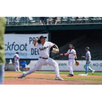 Pitcher Alfredo Villa with the Missoula PaddleHeads