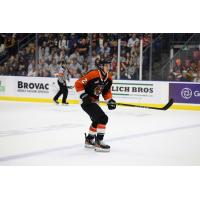 Defenceman Nate Corbet with the Medicine Hat Tigers