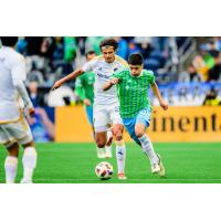 Sounders FC battle the LA Galaxy