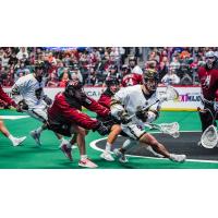 Vancouver Warriors battle the Colorado Mammoth