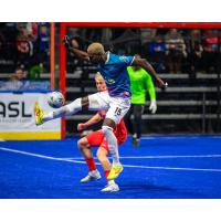 St. Louis Ambush forward Franck Tayou vs. the Kansas City Comets