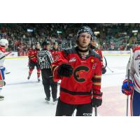 Defenceman Corbin Vaughan with the Prince George Cougars