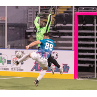 St. Louis Ambush forward Duduca Carvalho vs. the Milwaukee Wave