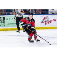 Landon Cowper of the Kelowna Rockets