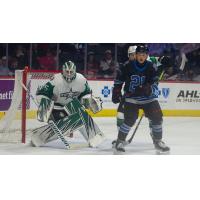 Texas Stars goaltender Magnus Hellberg vs. the Grand Rapids Griffins