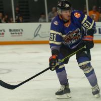 Knoxville Ice Bears' Dawson McKinney on game night