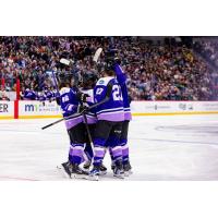 Minnesota Frost celebrates a goal